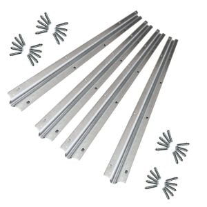 Sliding Gate Hardware Accessories Kit - 4m Track