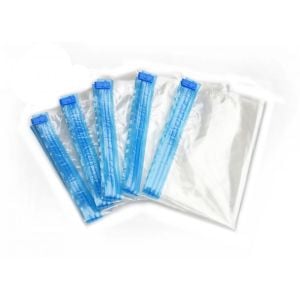 Travel Space Saver Saving Hand Roll Up  Seal No Vacuum Storage Bag X20