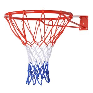 Pro Size Wall Mounted Basketball Hoop Ring  Net Dunk Shooting Outdoor