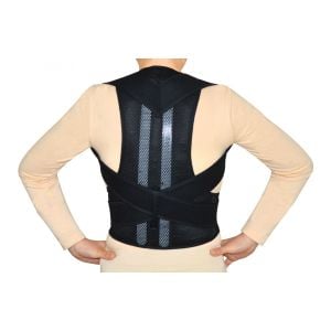 Lower Back Brace Unisex Posture Corrector Lumbar Support - Large