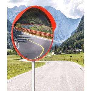 60cm Wide Angle Security Curved Convex Road Safety Mirror Driveway
