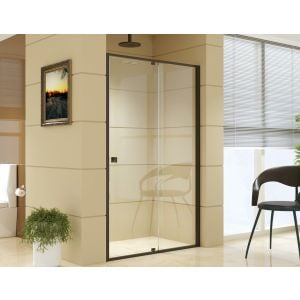 Adjustable Semi Frameless Shower Screen (114~122) X 195cm
