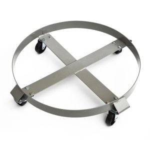 Drum Dolly 450kg 55 Gallon W Swivel Casters Heavy Duty Steel Frame