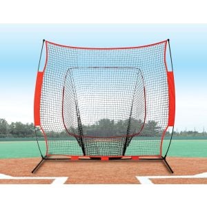 Portable Baseball Training Net Stand Practice Sports Tennis