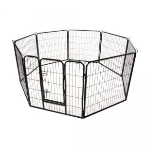 8 Panel Heavy Duty Pet Dog Playpen Puppy Exercise Fence Enclosure Cage
