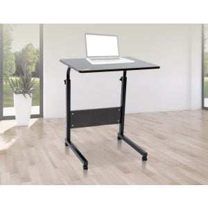 Mobile Laptop Desk Bed Stand Computer Table Adjustable Bedside Table
