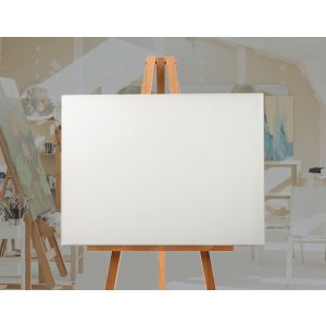 5 Pack Of 50x60cm Artist Blank Stretched Canvas White Acrylic Wood