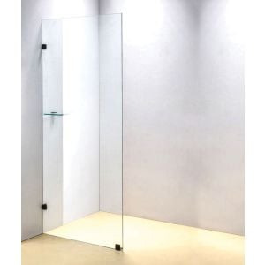 900 X 2000mm Frameless 10mm Glass Shower Screen