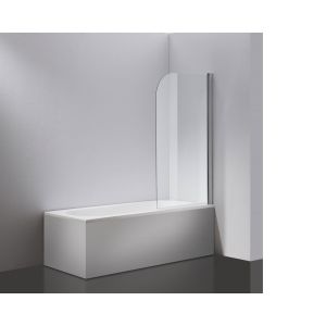 180deg Pivot Door 6mm Safety Glass Bath Shower Screen 900x1400mm