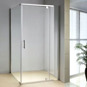 Shower Screen 1200x700x1900mm Framed Glass Pivot Door