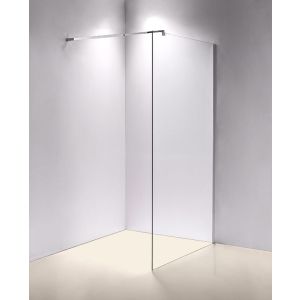 1200 X 2100mm Frameless 10mm Glass Shower Screen