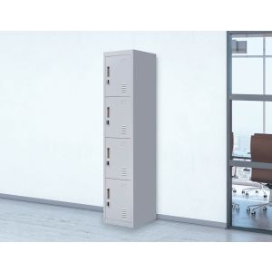 4 Door Vertical Locker - Office/gym w/Padlock