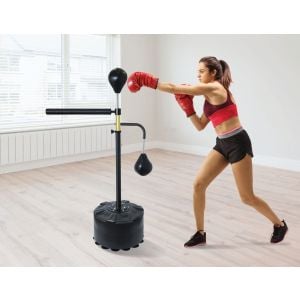 Free Standing Punching Bag Speedball Boxing Reflex Training Target Dummy Gym