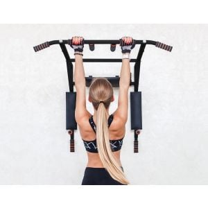 Heavy Duty Wall Mounted Power Station - Knee Raise - Pull Up - Chin Up -dips Bar