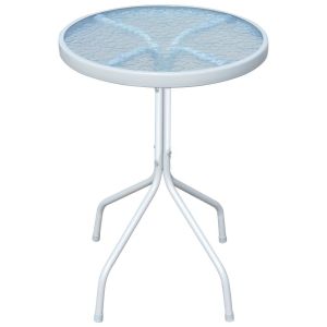 Bistro Table Grey 50x71 Cm Steel