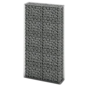 Gabion Basket Steel 85x30x200 Cm Silver