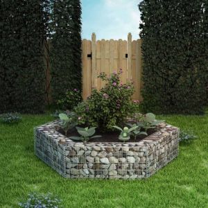 Hexagonal Gabion Planter 200x173x40 Cm