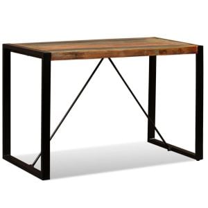 Dining Table Solid Reclaimed Wood 120 Cm