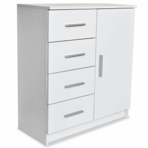 Sideboard Chipboard 79x35x88 Cm White