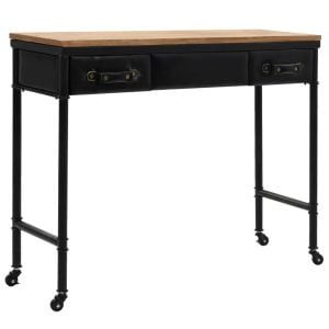 Console Table MDF And Fir Wood 100 x 33.5 x 80cm