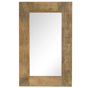 Mirror Solid Mango Wood 50x80 Cm