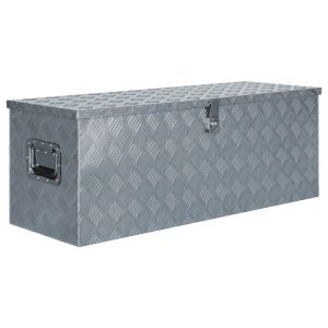 Aluminium Box  For Tools 110.5x38.5x40 Cm Silver