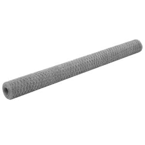Wire Fence Galvanised Steel 25x1.5 M Silver
