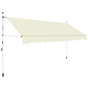 Manual Retractable Awning 400 Cm Cream