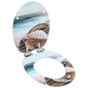 Toilet Seat With Soft Close Lid Mdf Muschel Design