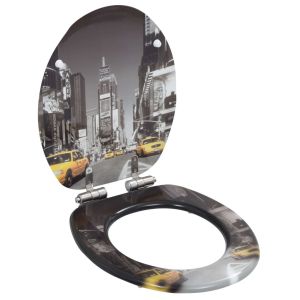 Toilet Seat With Soft Close Lid Mdf New York Design