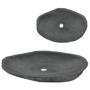 Wash Basin River Stone Oval 60-70 Cm