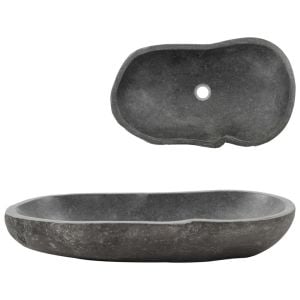 Wash Basin River Stone Oval 60-70 Cm
