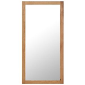 Mirror 60x120 Cm Solid Oak Wood