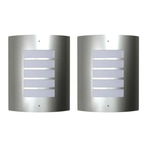 2 Stainless Steel Waterproof Wall Lights 60w