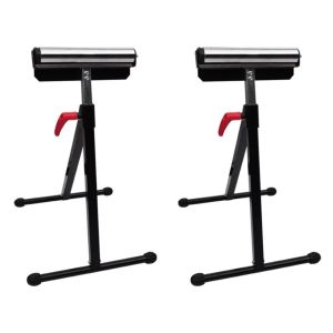 Set Of 2 Adjustable Roller Stands
