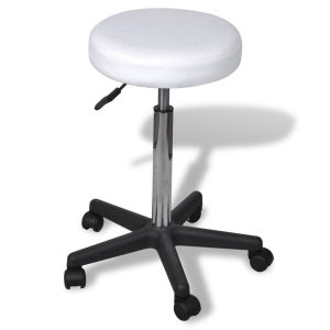 Office Bar Stool White
