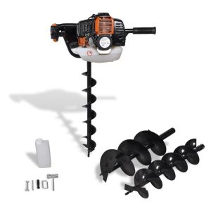 Auger Ground Drill 52cc Petrol - Orange
