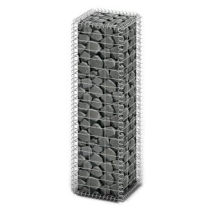 Gabion Basket With Lids Galvanised Wire 100x30x30 Cm