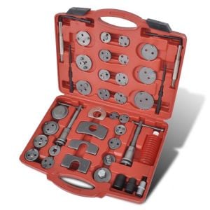 Brake Caliper Piston Wind Back Tool Kit 40 Pcs