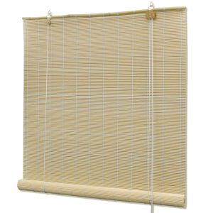 Natural Bamboo Roller Blinds 120 X 220 Cm