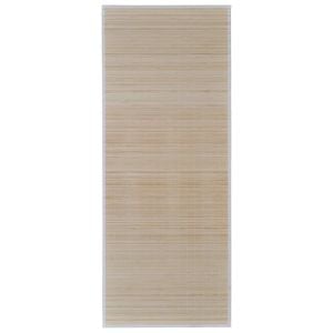 Rectangular Natural Bamboo Rug 150 X 200 Cm