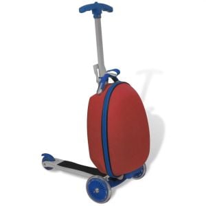 Scooter With Trolley Case For Children Red