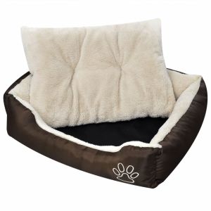 Warm Dog Bed With Padded Cushion S