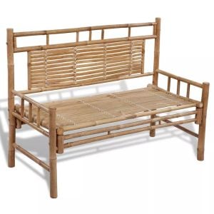 Garden Bench 120 Cm Bamboo