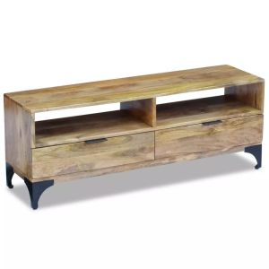 Tv Stand Mango Wood 120x35x45 Cm