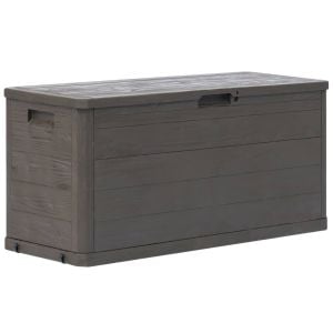 Garden Storage Box 280 L Brown
