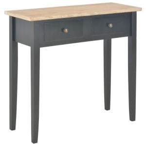 Dressing Console Table Black 79x30x74 Cm Wood