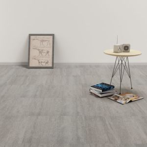 Self-adhesive Pvc Flooring Planks 5.11 M? Grey Stippled