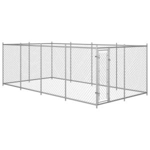 Outdoor Dog Kennel 8x4x2 M