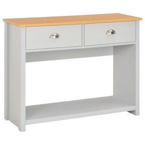 Console Table Grey 97x35x76 Cm